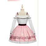 Nikki Tomorrow Perfect Score White Pink Printed Lolita Dress